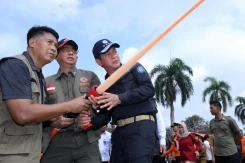 BNPB dan Kementerian Lingkungan Hidup Perkuat Sinergi Perangi Karhutla di Bumi Sriwijaya